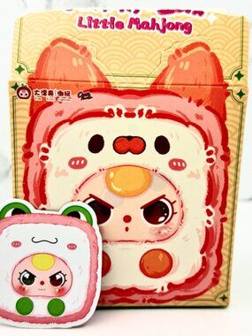 Confirmed Frog Little Mahjong Plush (8 Wan Tile) Baby Three